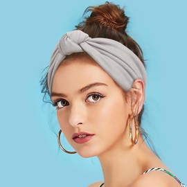 DRESHOW 6 Pack Extra Wide Headbands for Women Large Turban Headband Boho Head Wrap Elastic Hairbands Hair Twisted Knot Hair Accessories