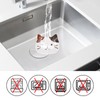 5PCS Cute Cat Coasters Reusable Washable Non-Slip Beverage Mats For