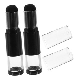 Beavorty Innovative Makeup Brush Set 2pcs Push Bottle Brush for Blush Powder Application