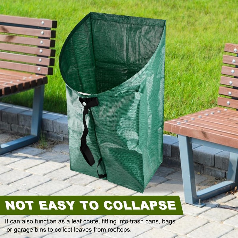 53 Gallon Leaf Collector, Large Yard Dustpan & Reusable Leaf