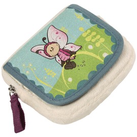 Nici Geldbeutel klein Schmetterling Plüsch 11x10cm