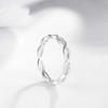 EAMTI 925 Celtic Knot Rings for Women Sterling Silver Wedding