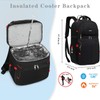Insulated Cooler Backpack,Double Deck Leak Proof Cooler Bag,Insulated Backpack Cooler