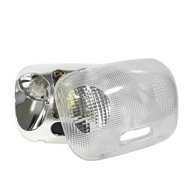 Zieichy F37Z-13776-B LED Map Lamp Assembly with Cover Fit for Ford Ranger 1993-2004，Interior Roof Headliner Dome Map Light Lamp Ceiling Overhead Reading Lights，Replaces# F37Z13776B, F67Z-13783-AA