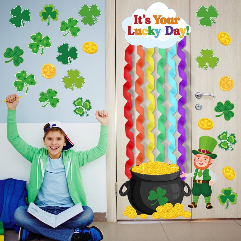 Epakh St. Patrick's Day Bulletin Board Decorations Set 3D Irish