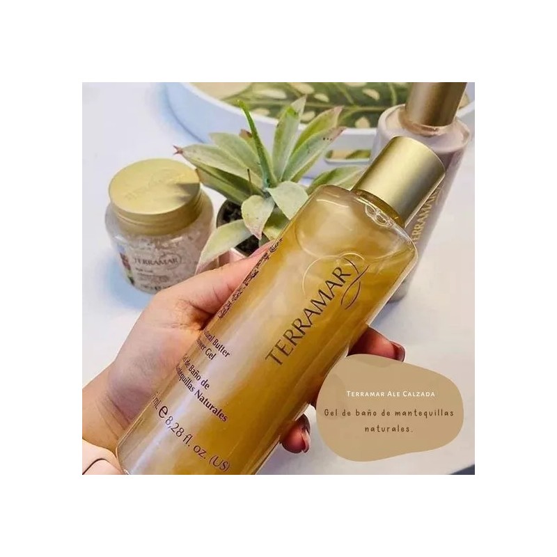 Terramar Colección Gel Ducha, Crema Y Exfoliante Mantequillas Nat