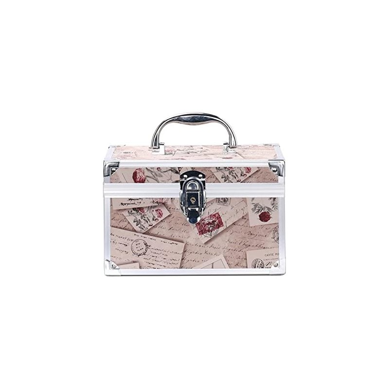 Domary Estuche de Maquillaje Portátil, Caja de Almacenamiento con
