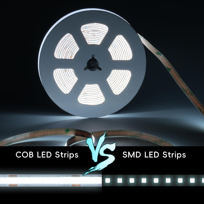 lichtvoll COB LED Strip 3 m Cool Cold 6000 K