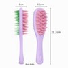 Cepillo de silicona para lavar el cabello, cepillo 2 en