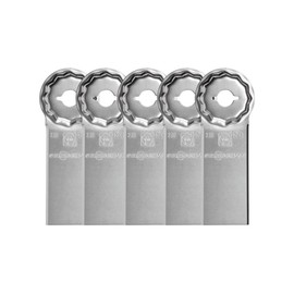 Fein Starlock Max Cutter Blade for Precision Work on Expansion Joints - Smooth, Clean Cuts on MultiMaster Tools, Straight Type, 1-3/16" Width, 2-3/8" Cutting Depth, 5-Pack - 63903236230