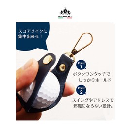 Billionworks Golf Ball Case Golf Ball Case, Black, Modern