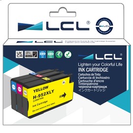 LCL 952XL Ink Cartridge Replacement for HP 952 XL Ink High Yield for HP OfficeJet Pro 8710 8720 8740 7720 7740 8216 8200 8210 8218 8700 8702 8714 8715 8716 8717 8724 8725 Printer (Cyan Magenta Yellow)