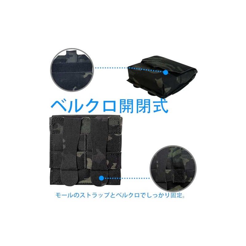 Lightweight Small EDC Utility Pouch, Molle Pouch, Admin Pouch, 500D