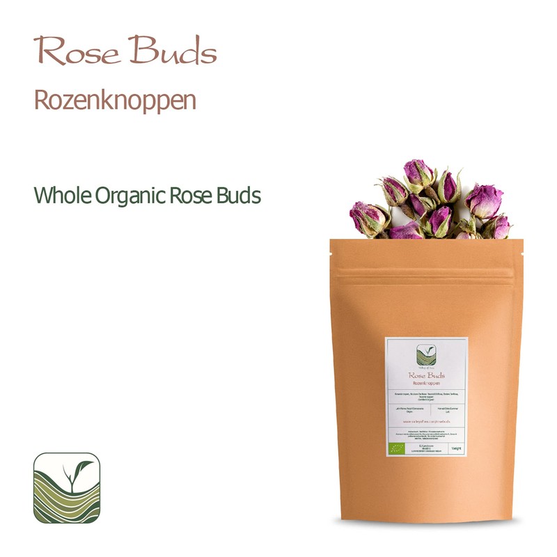 Damask Rose Bud Organic Quality - Dried Rosebud - Rosebud