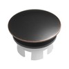 Homevacious Sink Basin Trim Overflow Cover Oil Rubbed Bronze Brass
