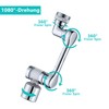 Rotating Tap Attachment, Extension, Aerator, 1080 Degree Multifunctional Extension, Rotating,