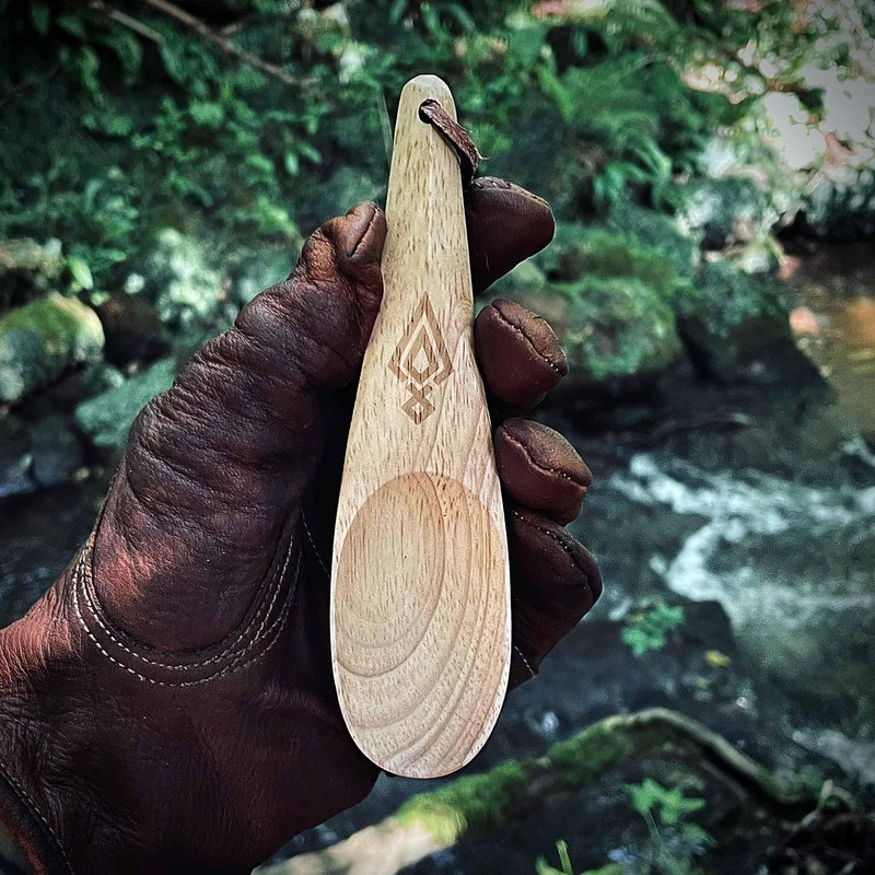 VÅRDKAS Öar Wooden Spoon Traditional Hiking Bushcraft Equipment - Hand
