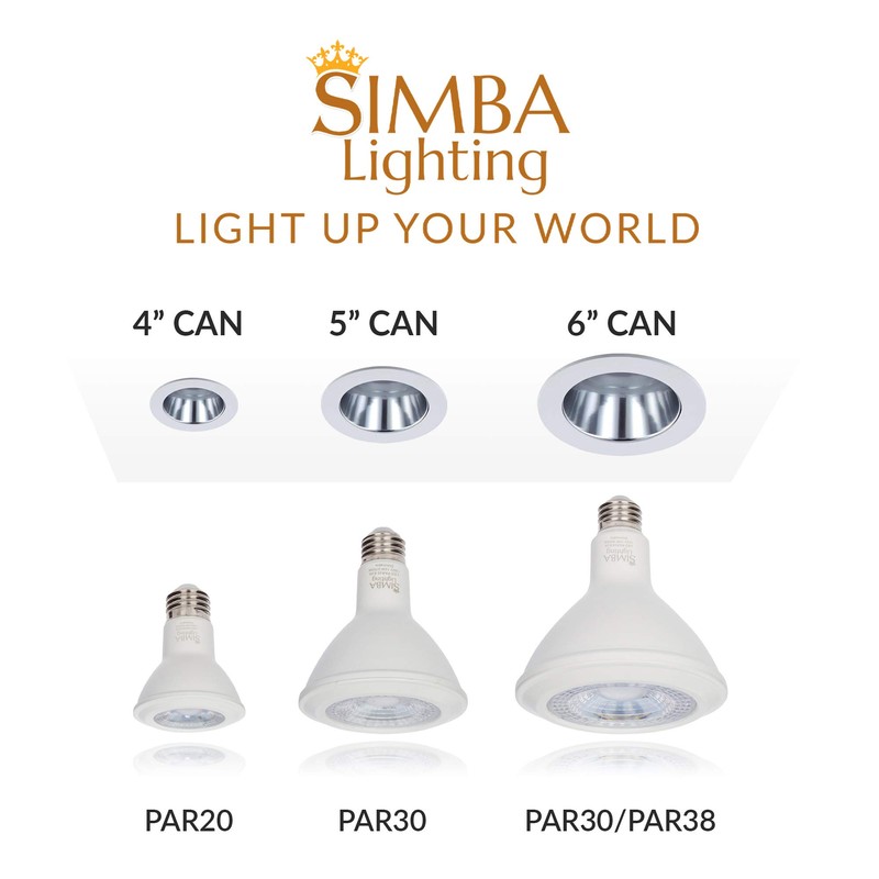 Simba Lighting LED PAR20 Light Bulb 6W 38deg Spotlight Dimmable