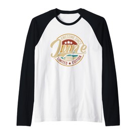 Awesome Since June 1986 | 40 years old | 40th Birthday Raglan Baseball Tee