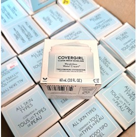 COVERGIRL 10 Jars Covergirl WEIGHTLESS WATER Cream 72 hr Hydration 2 oz.ea Wholesale Lot