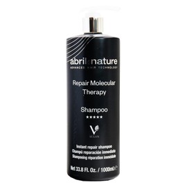 abril et nature - Professional Shampoo Molecular Therapy - For Extremely Damaged, Overprocessed, or Aging Hair - Restructures, Repairs, and Fills the Hair Fiber - Healthy and Strong Hair - 1000 ml