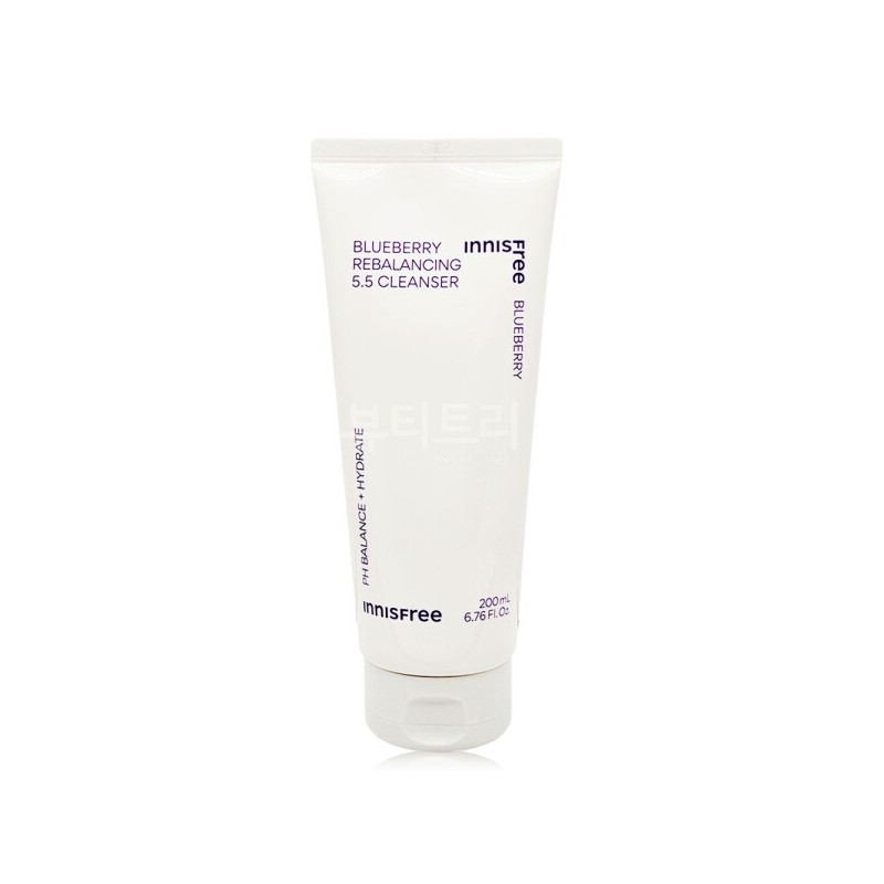 Innisfree Blueberry Rebalancing 5.5 Cleanser 200ml / 이니스프리 블루베리 리밸런싱