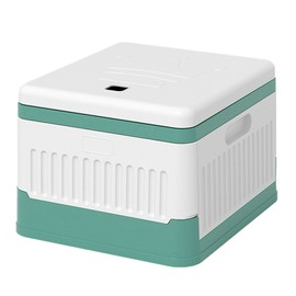 Toddler Portable Car Potty Comfortable Foldable Toddler Travel Potty Training Toilet Seat for Indoor Outdoor Mint Green