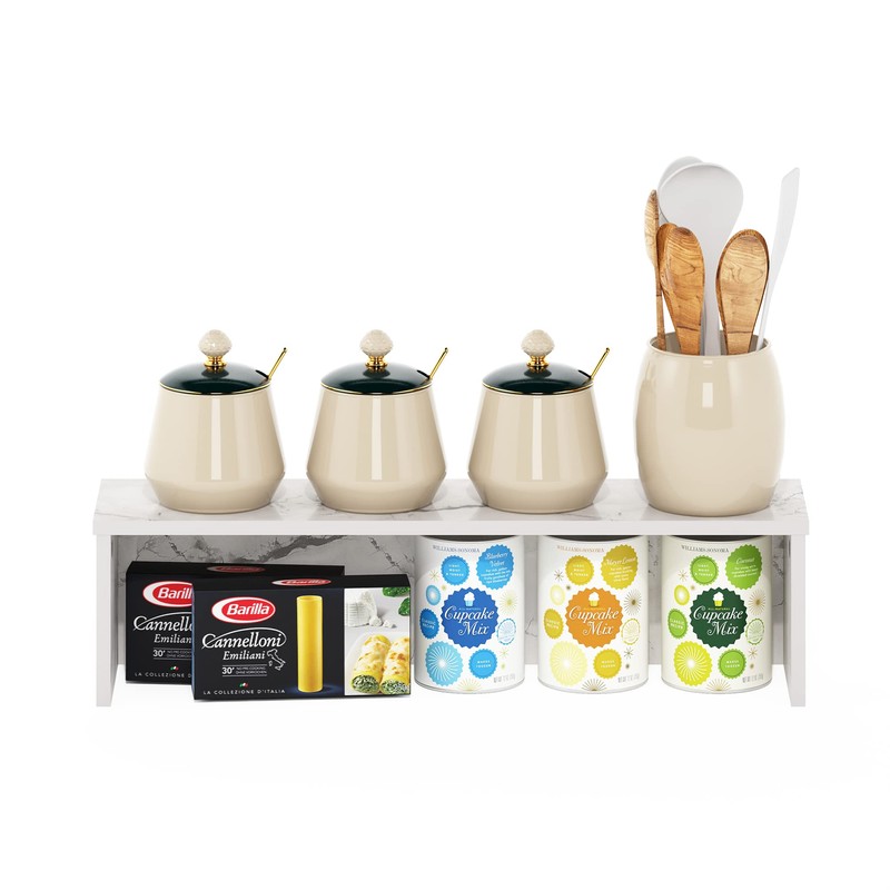 Furinno Helena Kitchen Counter Stackable Organizer Shelf, Set of 1,