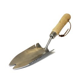 Greenman Multipurpose Hand Trowel All In One Essential Tool Strong Mirrored 31.5cm with Ash Handle