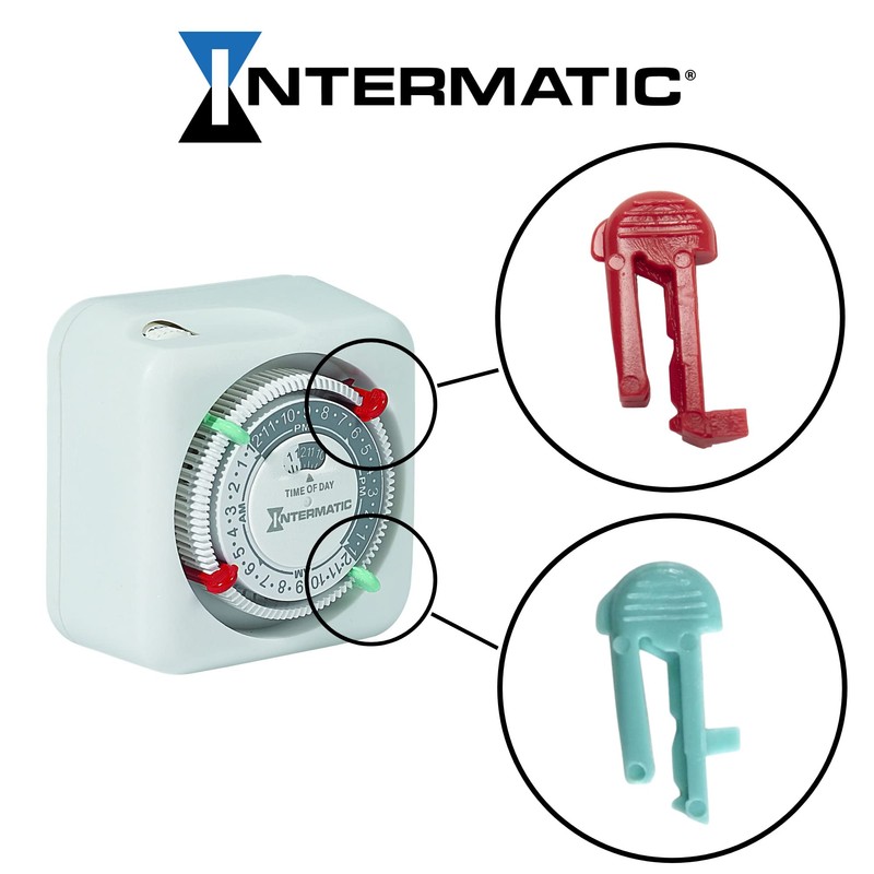 Intermatic Cycle Timer Clock ON/Off Plastic Switch Trippers - TN,