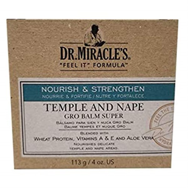 Dr. Miracle's Restores Temple & Nape Gro Balm, 4 Ounce by Dr. Miracle's Supper Strong