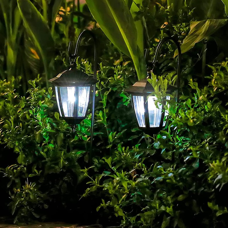 Viewsun 34 Inch Hanging Solar Lights, Shepherd Hook Lights with