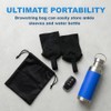 1 Pair Ankle Brace with 1 Drawstring Pocket, Elastic Breathable