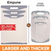 Extra Large Cutting Boards, Plastic Cutting Boards for Kitchen (Set