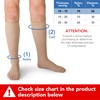 3D Ortho Calf Compression Socks, 10-15 mmHg, Knee highs for