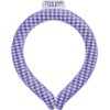 PCM COOLER Round Design Type Gingham Check Purple M