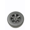 Wheel 7 Inch Plastic Black Blow Molded (G437-0037-W1)