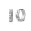 ZEEme Stainless Steel 385010012 Hooped Earrings Stainless Steel