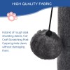 Cat Craft Bobcat Cat Scratching Post for Indoor Cats, Tall