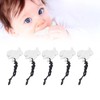 5Pcs Chew Necklace Food Grade Silicone Chewing Pendant for Toddlers