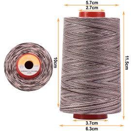 New brothread - 28 Options - 4 Large Cones of 5000M Each All Purpose Polyester Sewing Thread 40S/2 (Tex27) for Sewing, Quilting, Piecing, Serger and Overlock - Variegated Colours