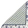 Yobundo Reversible Gauze Handkerchief, Small Flowers and Straw Hat