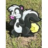 Happy Cow Metal Yard Stake/Skunk Holding It’s Nose/Stinker/S