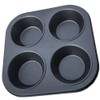 Yardwe Muffin Pan 4 Cup, 1PC Air Fryer Small Oven