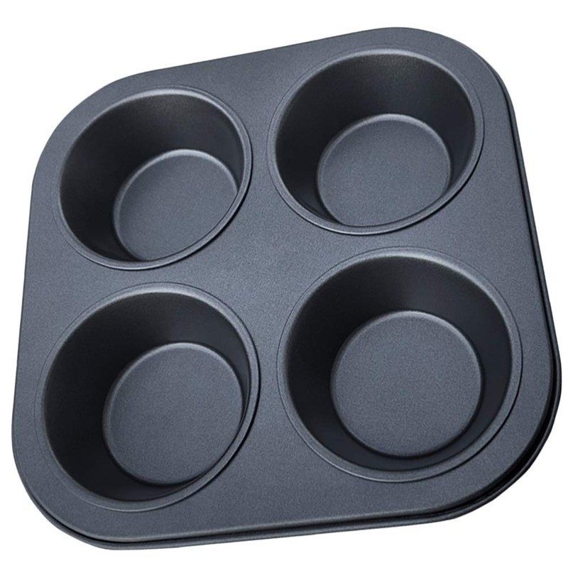 Yardwe Muffin Pan 4 Cup, 1PC Air Fryer Small Oven