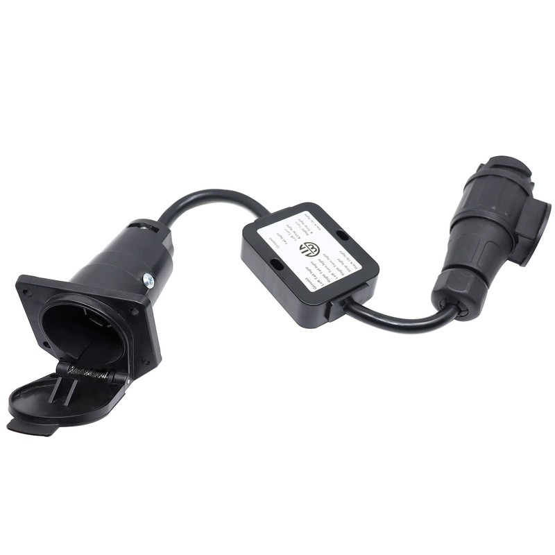 CARROFIX Trailer Light Converter Vehicle Side European 13-Pin Round Plug