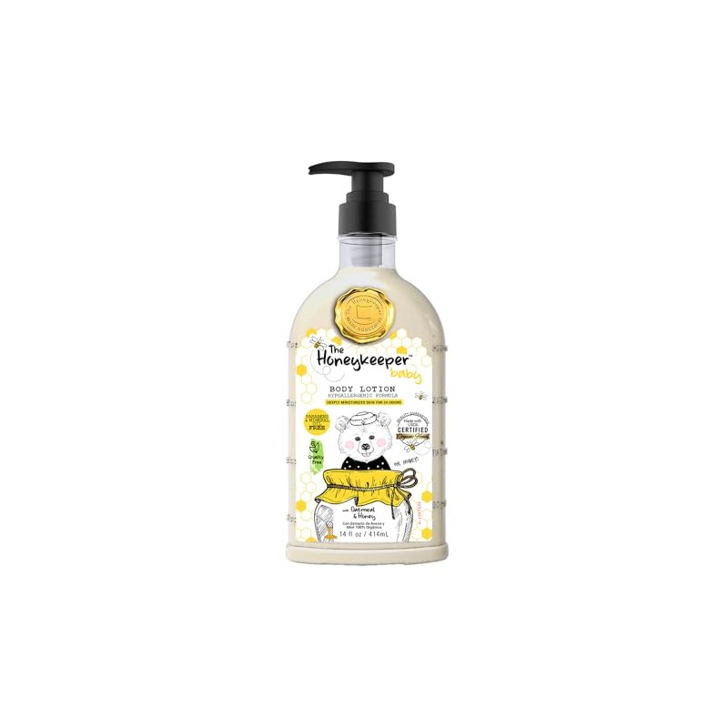 The Honeykeeper BODY LOTION OATMEAL AND HONEY 414ML KIDS