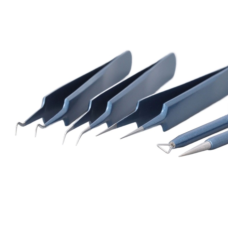 Blackhead Remover Tweezers Kit with Hot Compress Towel Clean Brush