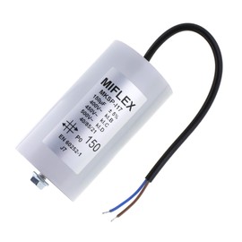 Start-up capacitor motor capacitor 150µF 400V 65 x 119 mm cable; Miflex; 150uF