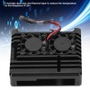 Aluminium Alloy Armor Case Kit with Dual Cooling Fan Heatsink
